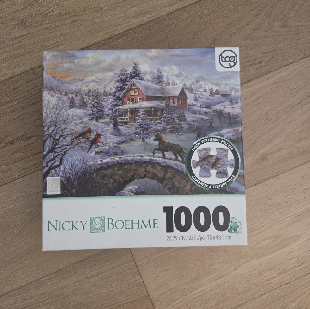 NICKY BOEHME | 1000-Piece Winter Landscape Jigsaw Puzzle